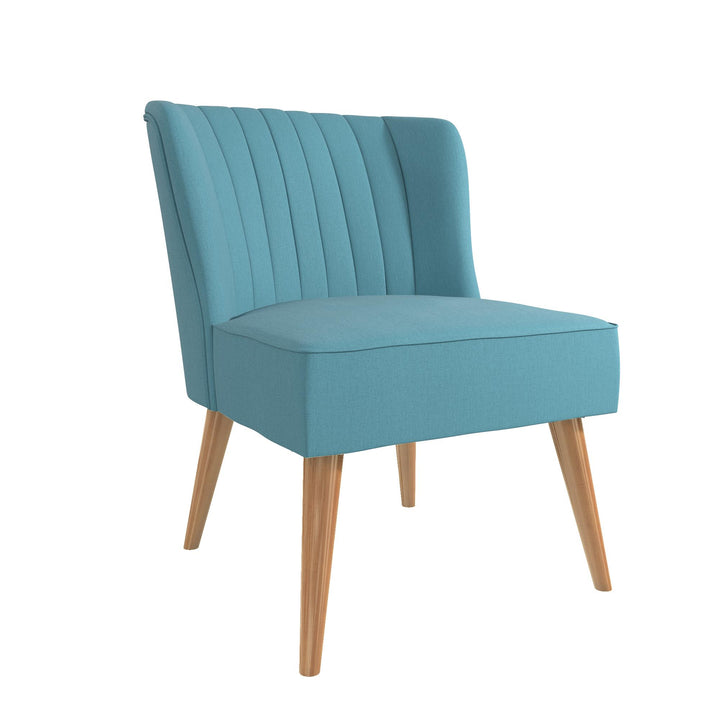 Comfortable Brittany Accent Chair -  Light Blue