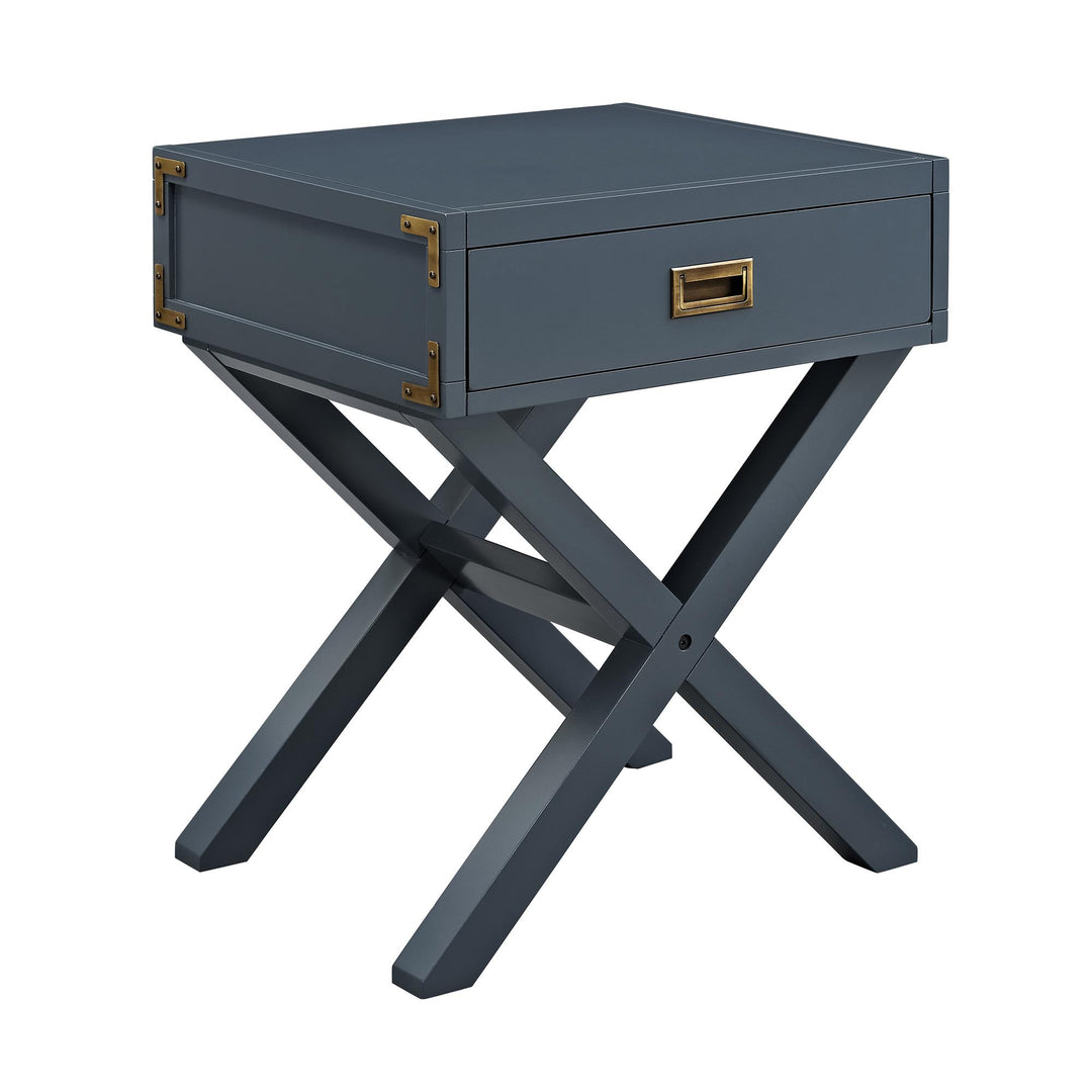 side nightstand with drawers - Graphite Grey