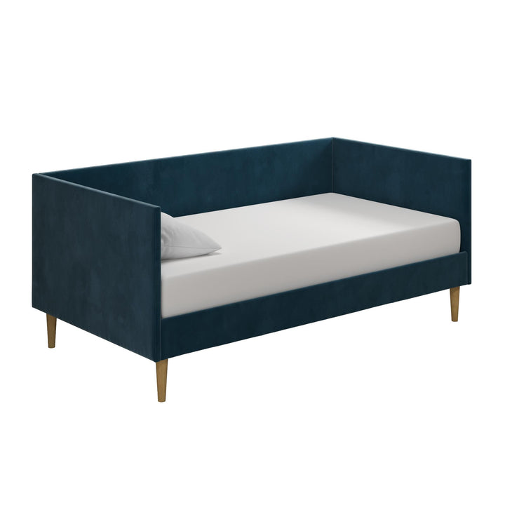 Franklin Mid Century Upholstered Daybed Contemporary Design - Blue - Twin