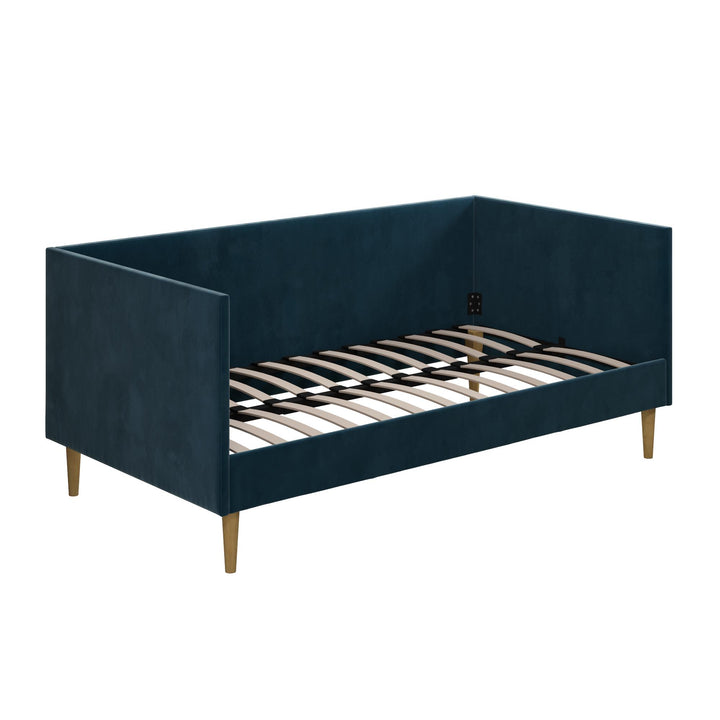Franklin Mid Century Upholstered Daybed Contemporary Design - Blue - Twin