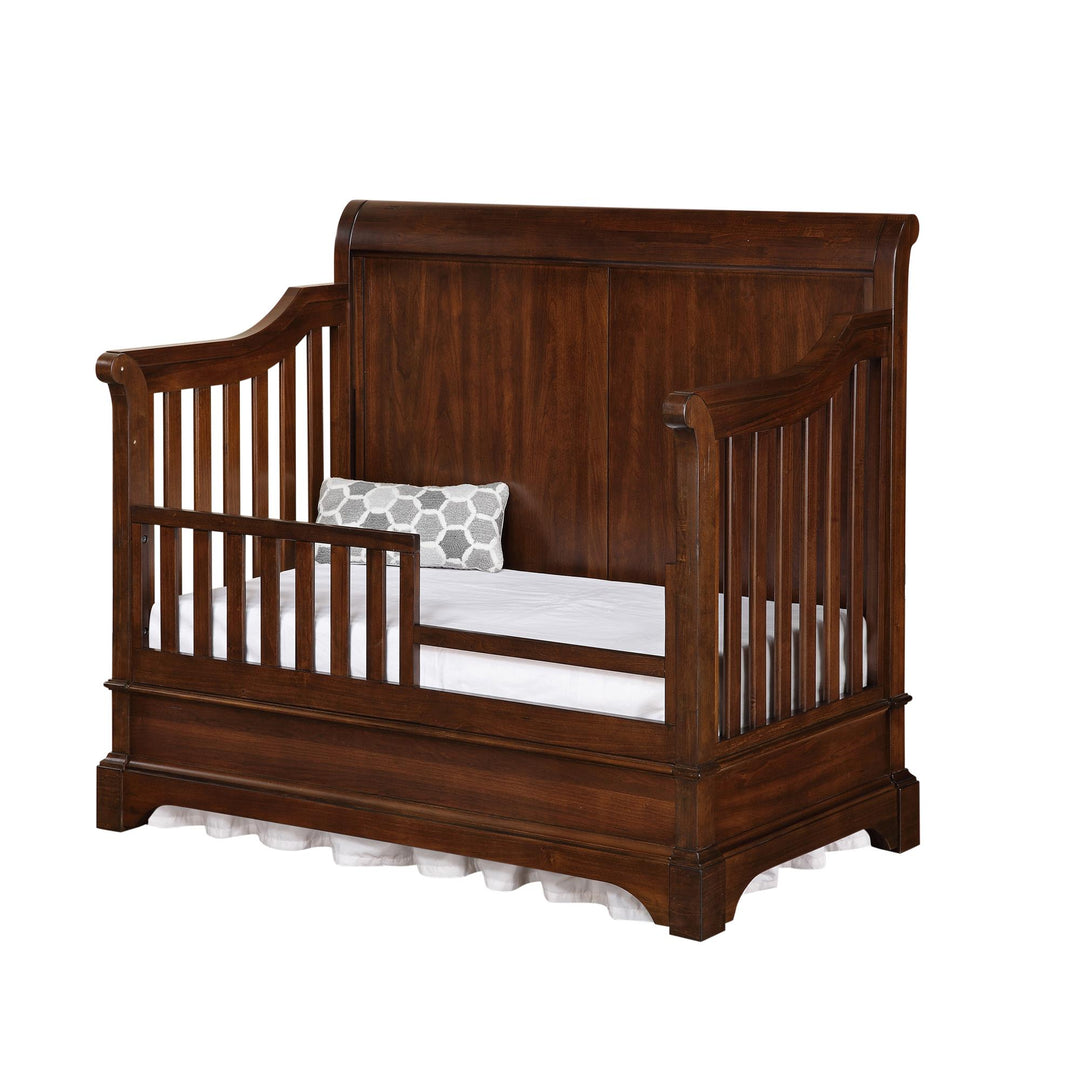 Pembrooke Toddler Guardrail to Convert Crib into a Toddler Bed - Dark Walnut