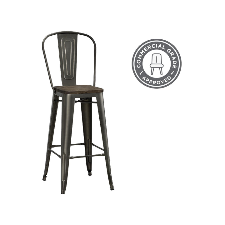 Luxor 30 inch bar stool set -  Copper
