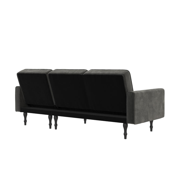 small space sectional futon - Gray