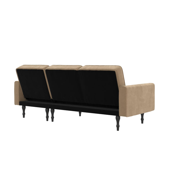 small space sectional futon - Tan