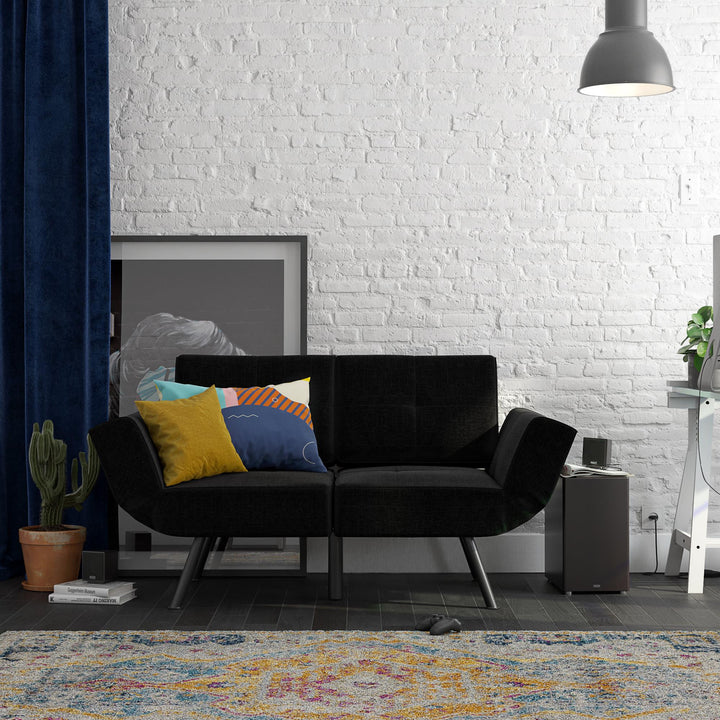 loveseat futon - Black