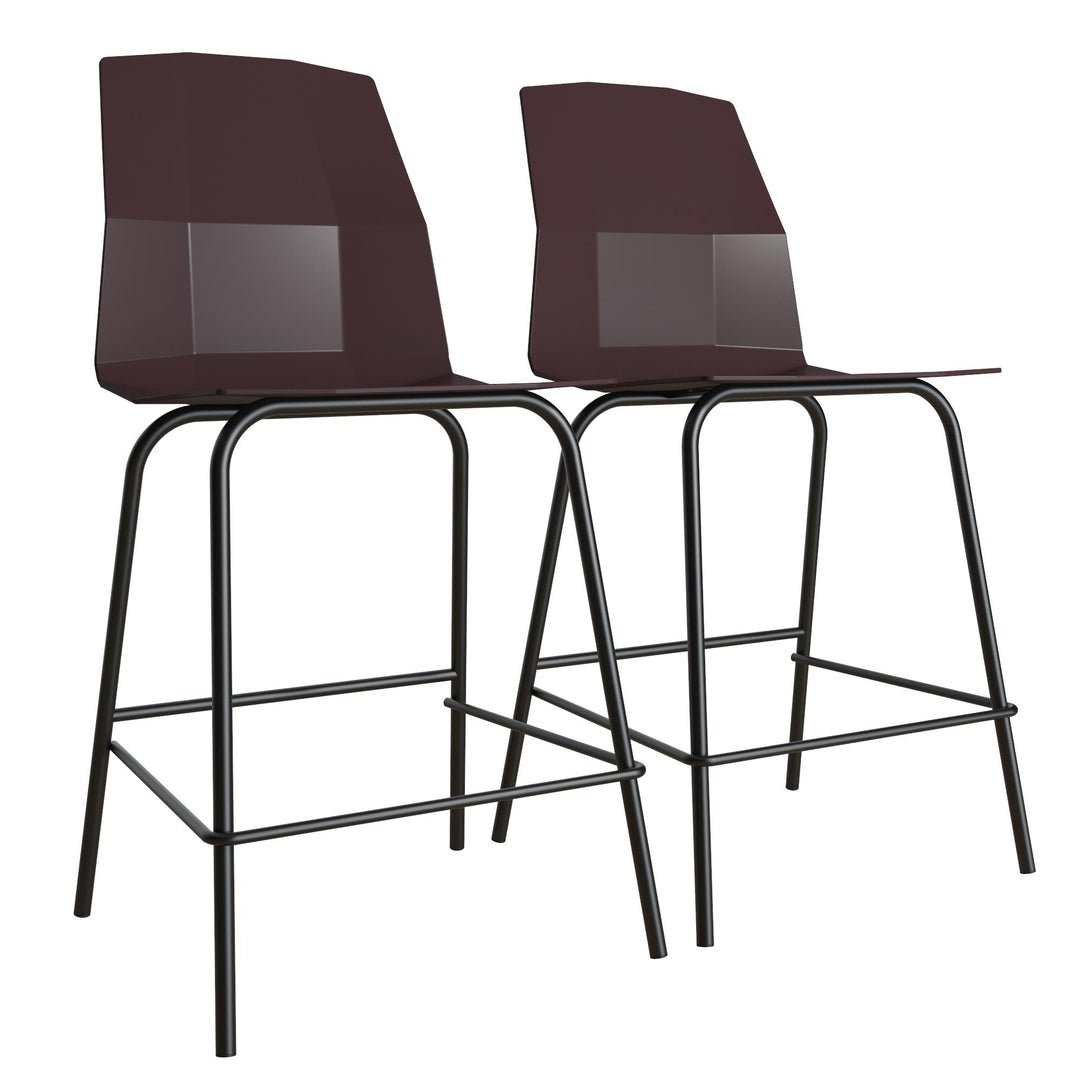 Riley design kitchen stool -  Burgundy