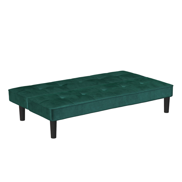 velvet futon sofa - Green