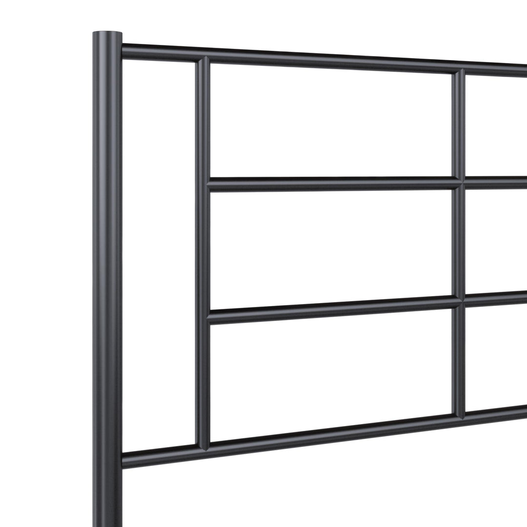 contemporary metal bed frame - Black - Twin Size
