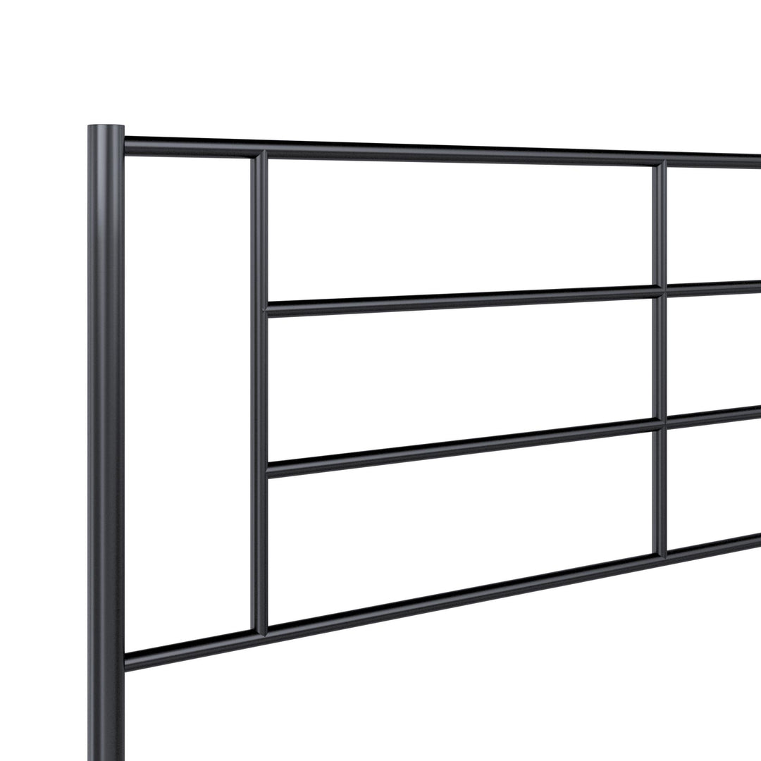 contemporary metal bed frame - Black - Full Size