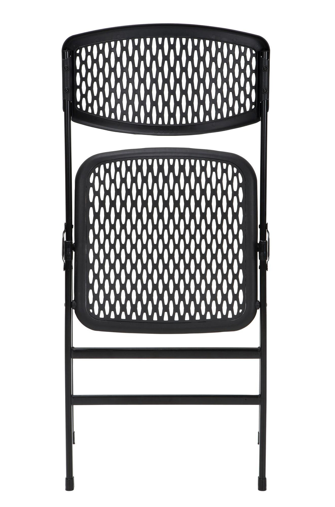 Commercial XL Plastic Folding Chair Set of 4 -  Black 
