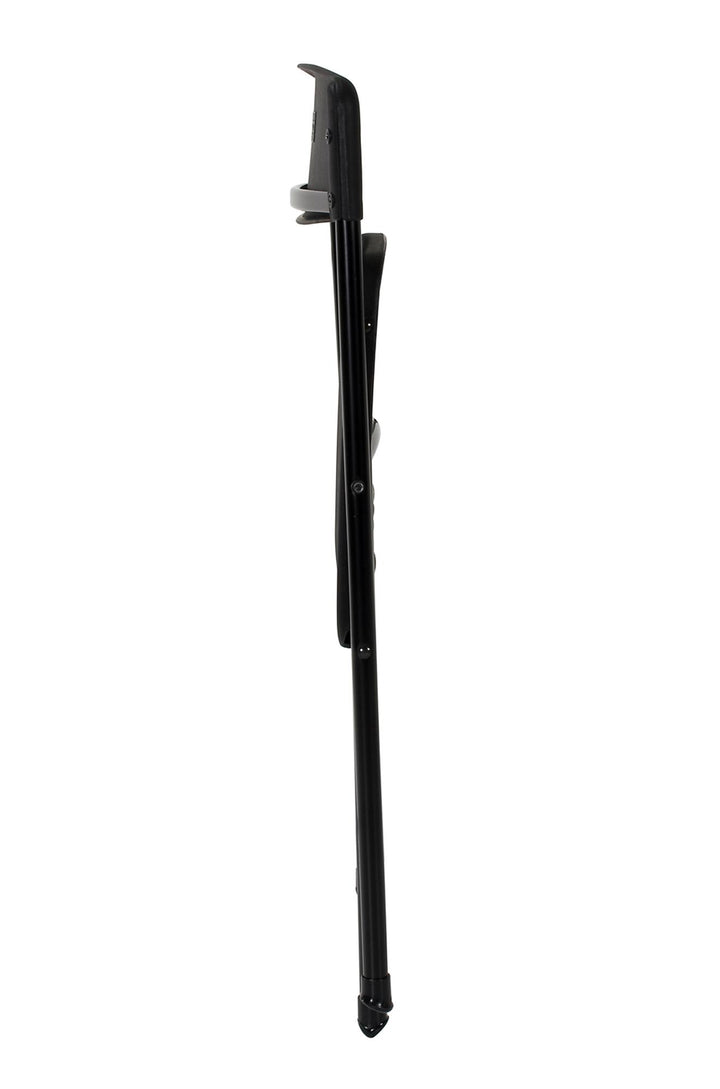 Resin Folding Chair with Steel Frame and Molded Seat and Back, Set of 4 - Black - 4-Pack
