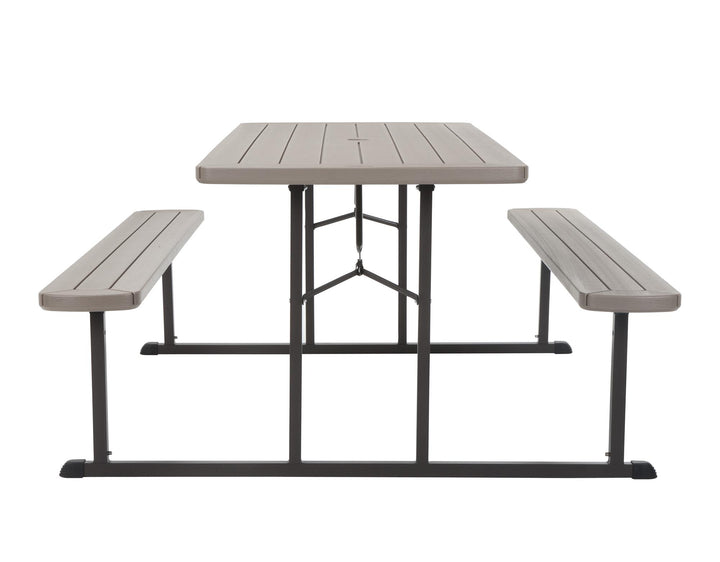 picnic table foldable - Taupe