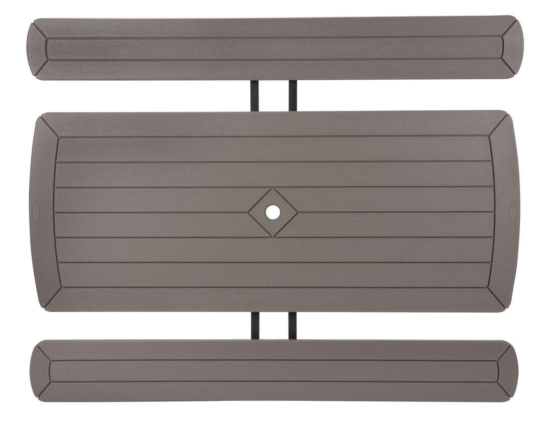 folding picnic bench table - Dark Gray