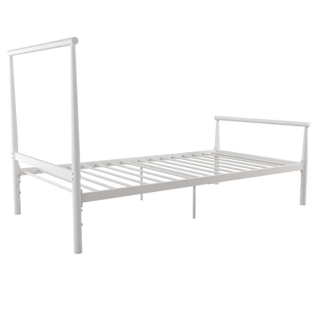 calixa metal bed frame - White - Twin