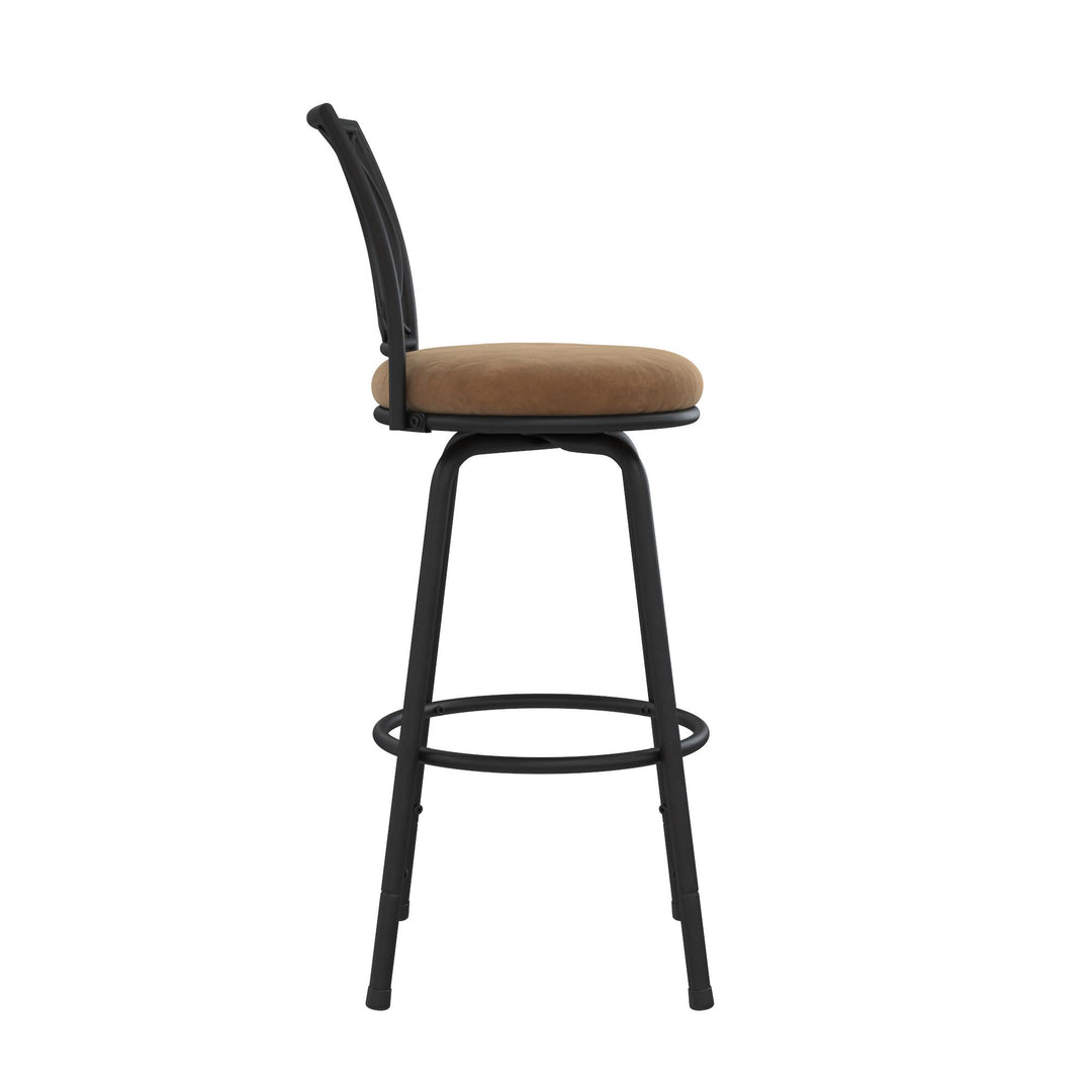 Best Swivel Barstool with Multiple Adjustments -  Tan