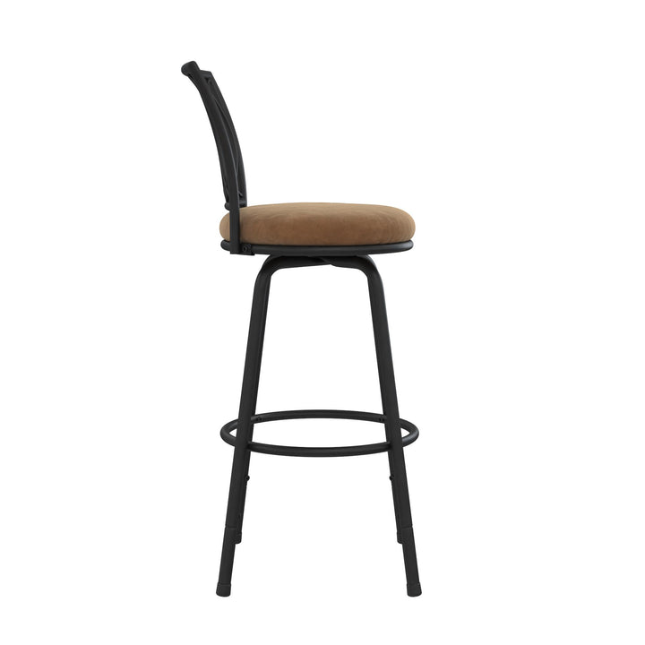 Best Swivel Barstool with Multiple Adjustments -  Tan