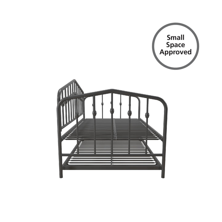 Bushwick Metal Daybed & Trundle - Gray - Twin