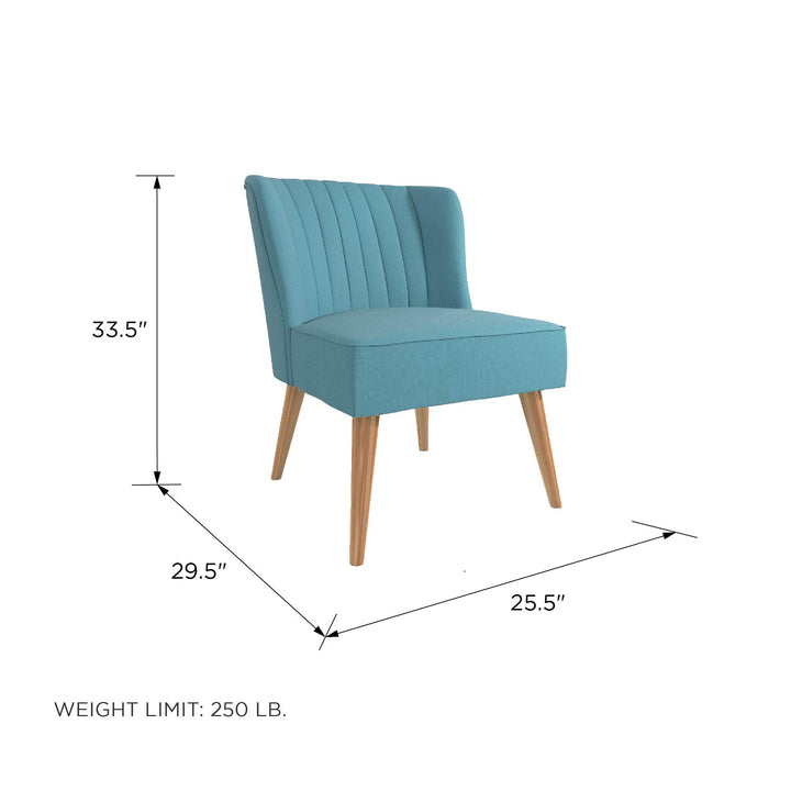 Brittany Accent Chair for Contemporary Design -  Light Blue