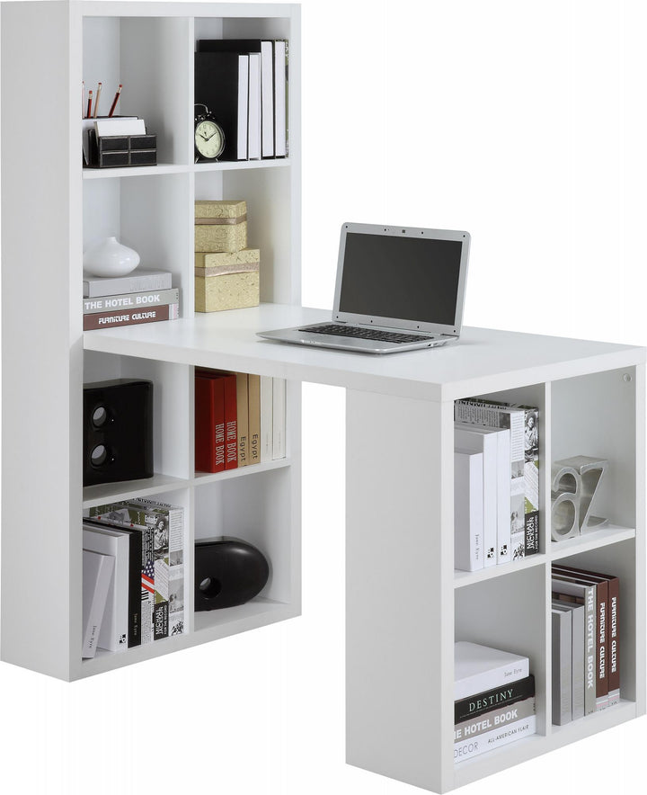 Organize your crafts with stylish London Hobby desk -  White