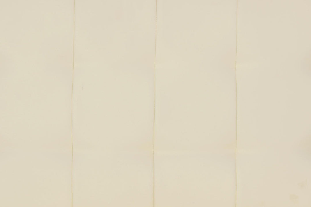 Emily’s contemporary tufted lounger - Vanilla Faux Leather