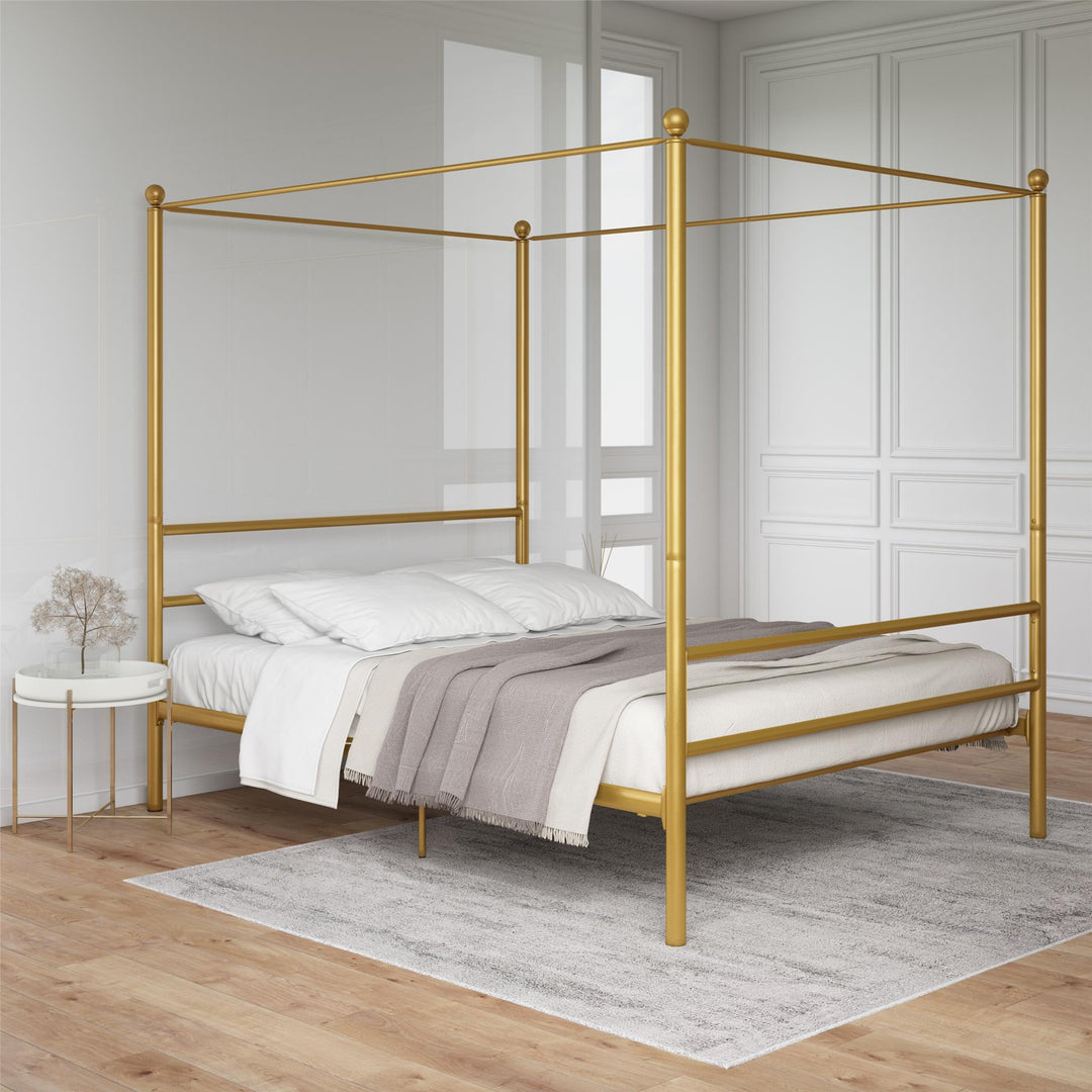 canopy bedframes - Gold - Full