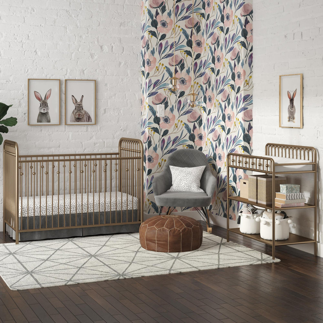 Monarch Hill Ivy Metal Crib -  Gold
