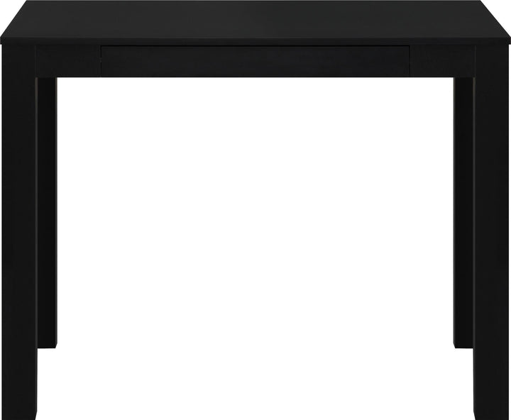 Parsons Minimalistic Desk with Drawer  -  Black