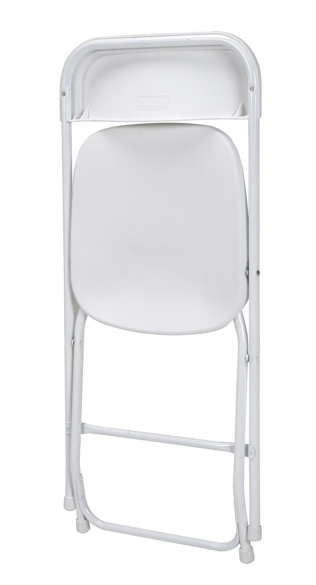 ZOWN 8-Pack Plastic Stacking Indoor/Outdoor Chair -  White 