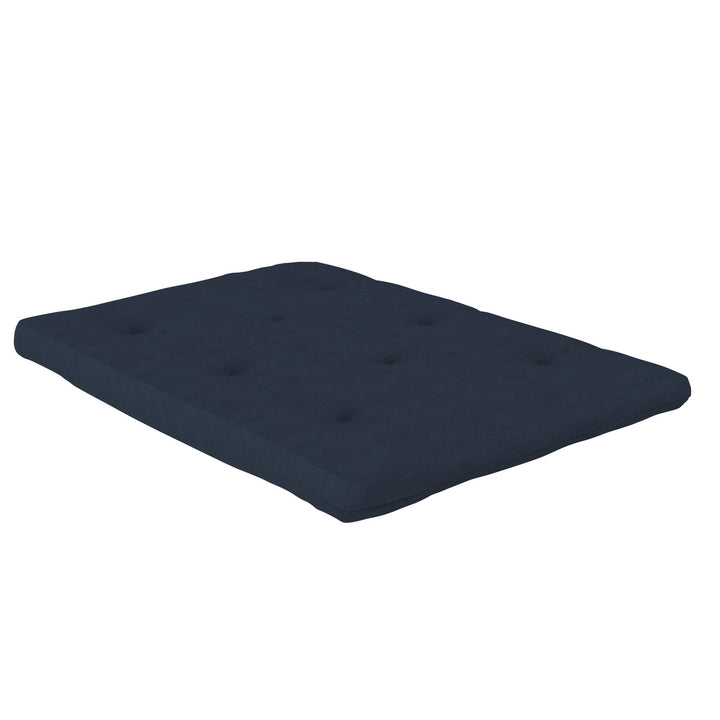 Kali 6 Inch Thermobonded High Density Polyester Fill Futon Mattress - Blue - Full
