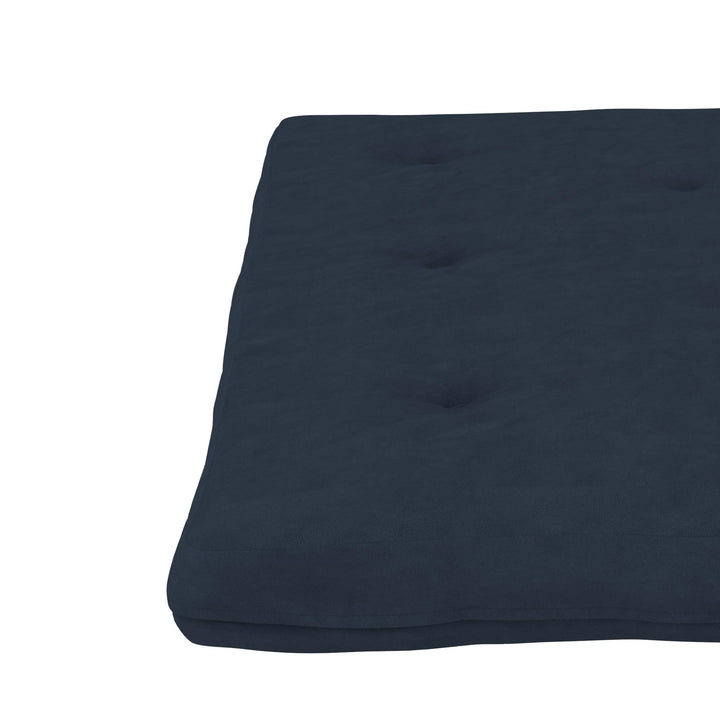 Kali 6 Inch Thermobonded High Density Polyester Fill Futon Mattress - Blue - Full