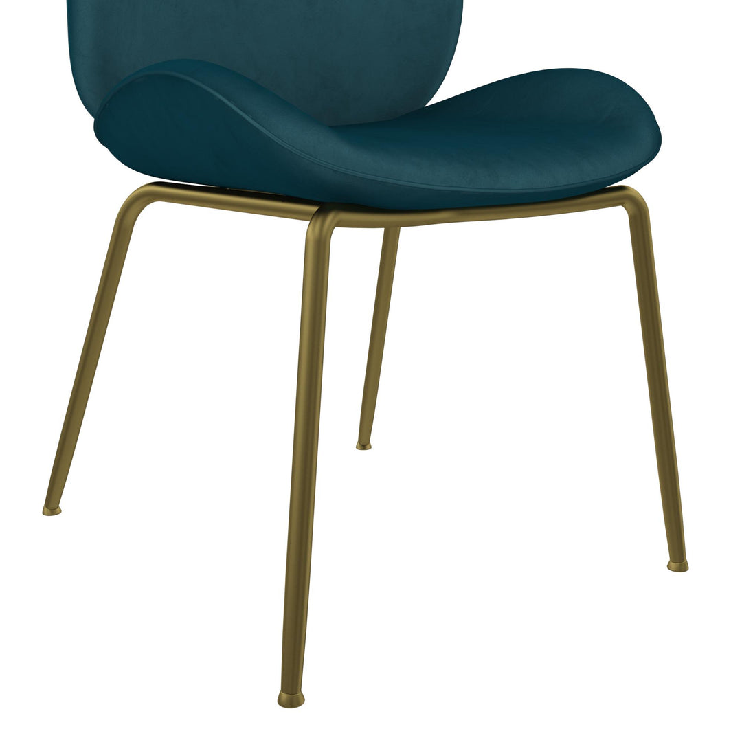 Astor dining chair for elegant dining -  Blue