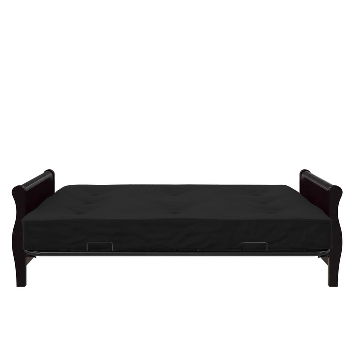Carson 8 Inch Thermobonded High Density Polyester Fill Futon Mattress - Black - Full