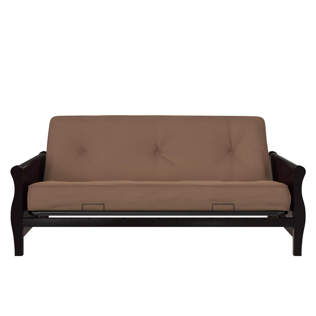 Carson 8 Inch Thermobonded High Density Polyester Fill Futon Mattress - Tan - Full