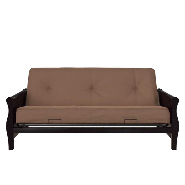 Carson 8 Inch Thermobonded High Density Polyester Fill Futon Mattress - Tan - Full