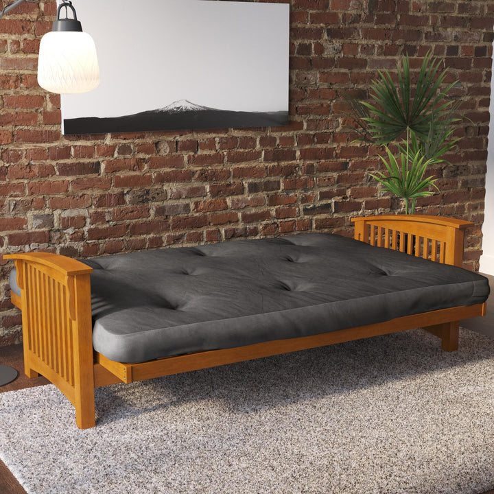 Kali 6 Inch Thermobonded High Density Polyester Fill Futon Mattress - Gray - Full