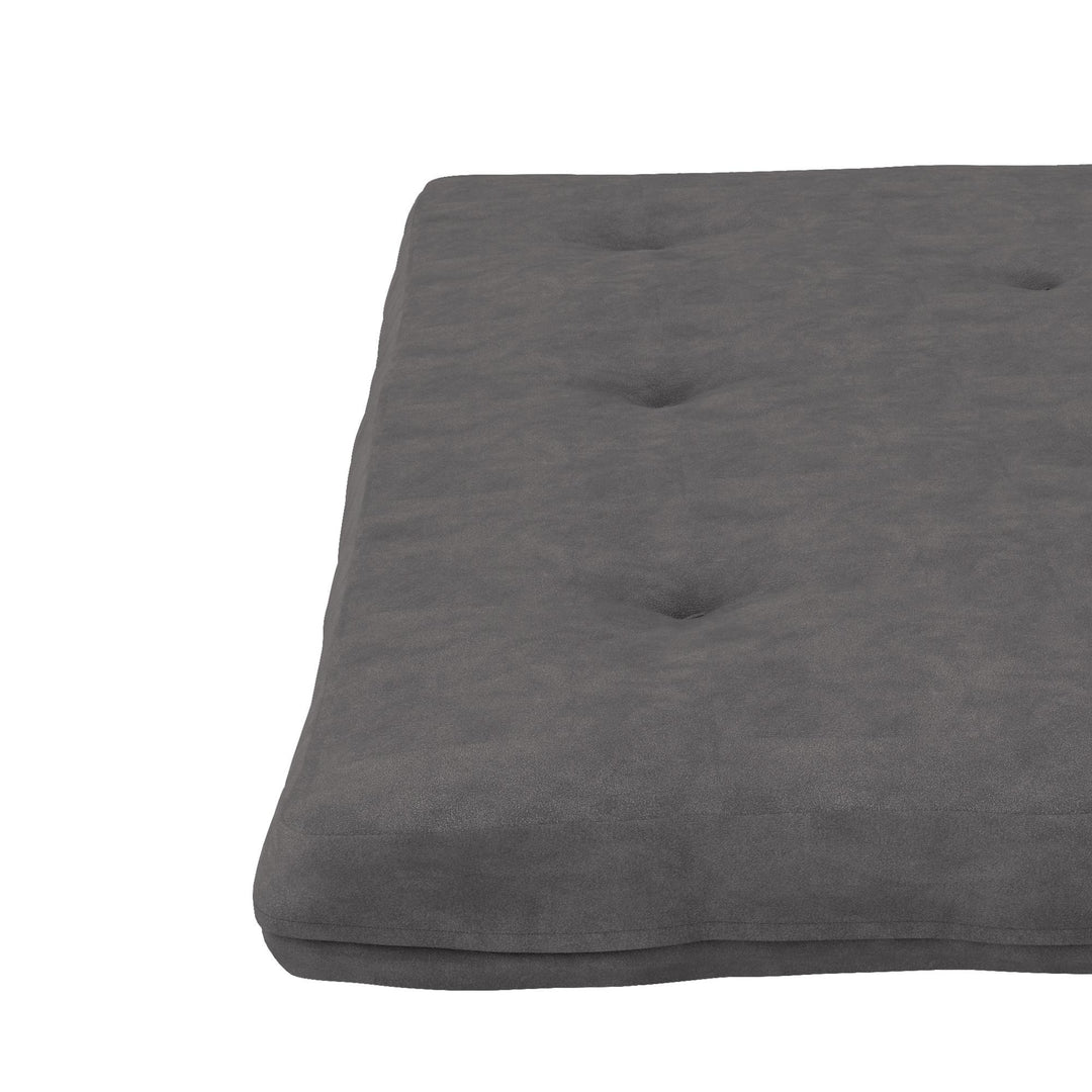 Kali 6 Inch Thermobonded High Density Polyester Fill Futon Mattress - Gray - Full