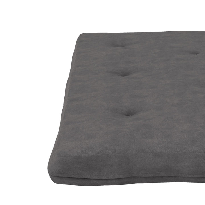 Kali 6 Inch Thermobonded High Density Polyester Fill Futon Mattress - Gray - Full